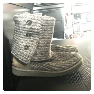 UGG Classic Cardy Knit Boots